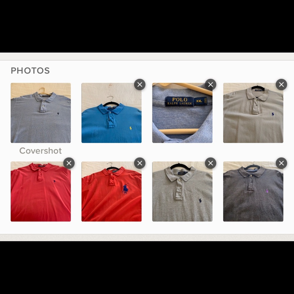 Lot of Ralph Lauren Polo Shirts